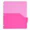 JAM Paper 9.75" x 11.5" 5-Tab Plastic Index Tab Dividers with Double Pockets